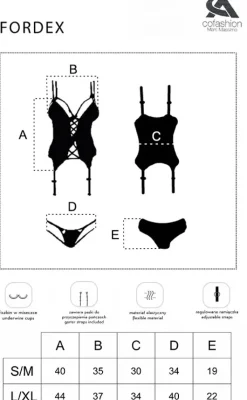 CoFashion Fordex Lingerie Corset Set