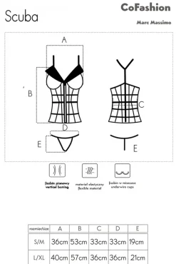 CoFashion Scuba Harves Corset Set