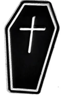 Gothic Pins Coffin Gothic Pin