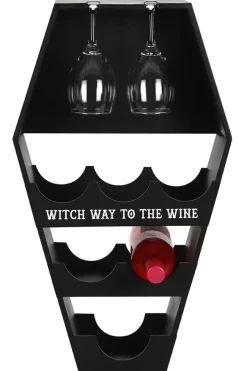 Something Different Coffin Wine Shelf