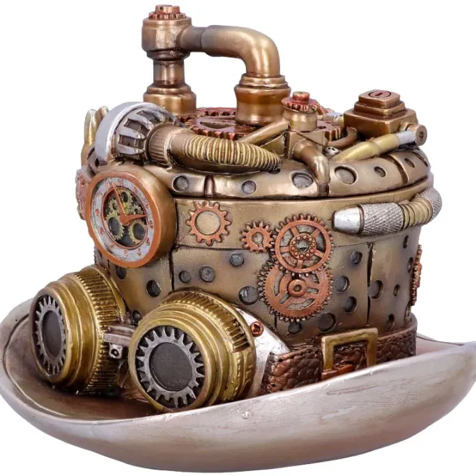 Nemesis Now Cogwork Hatter Box Steampunk Top Hat