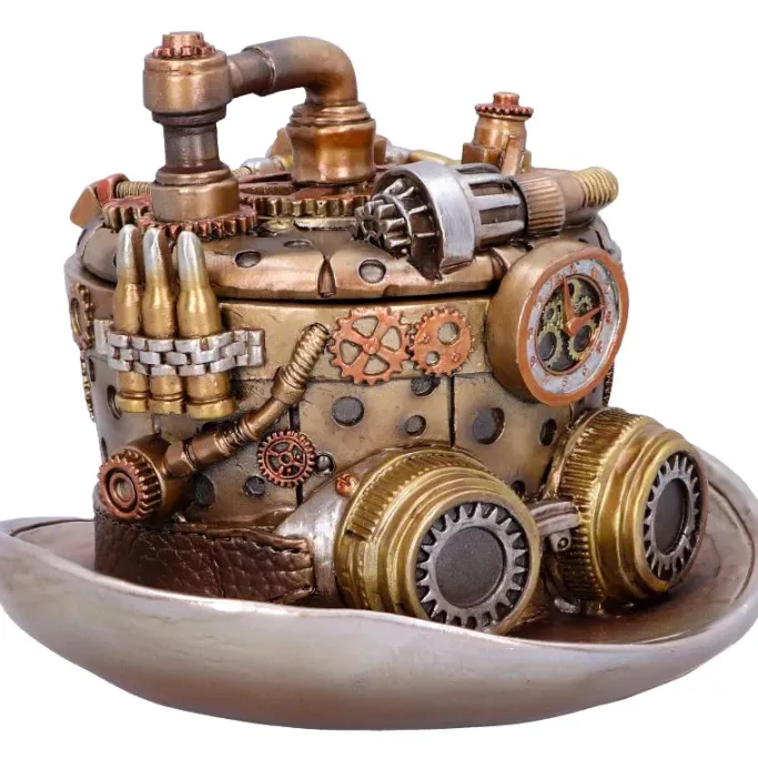 Nemesis Now Cogwork Hatter Box Steampunk Top Hat