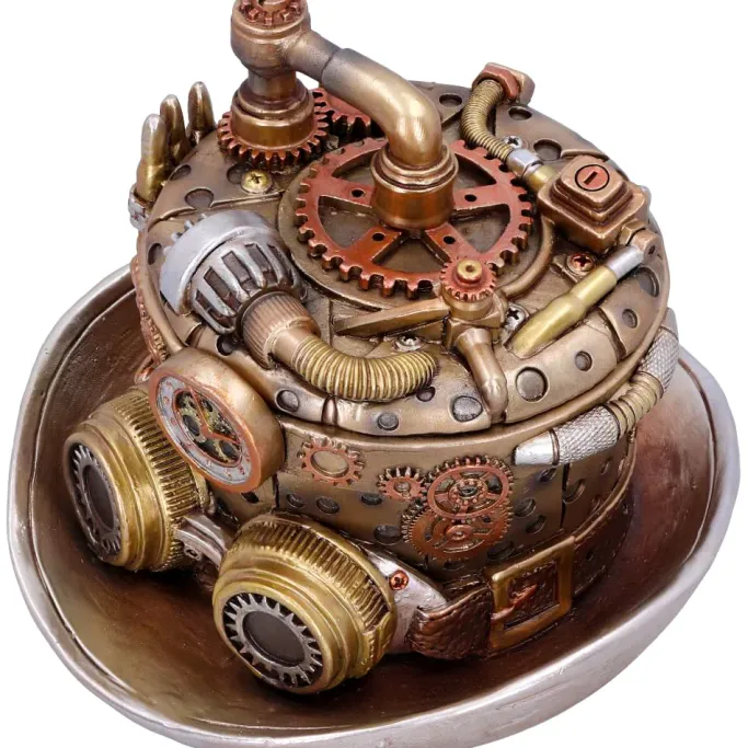 Nemesis Now Cogwork Hatter Box Steampunk Top Hat