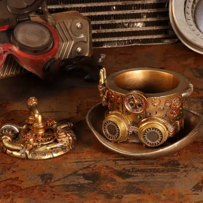 Nemesis Now Cogwork Hatter Box Steampunk Top Hat