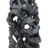 Nemesis Now Comedy and Tragedy Skull Ornament