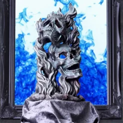 Nemesis Now Comedy and Tragedy Skull Ornament