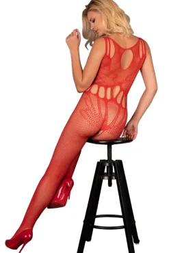 Corsetti Amahil Red Bodystocking