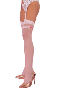 Corsetti Erimys White Stockings