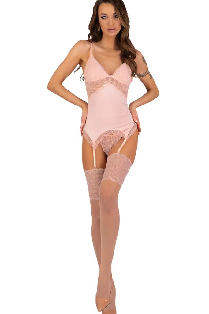Corsetti Peach Persinne Lingerie Set