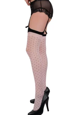 Corsetti Tarini White Stockings