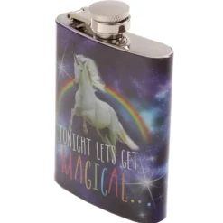 Puckator Cosmic Unicorn Hip Flask