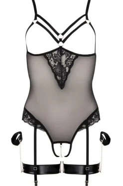 Cottelli Collection Bondage Cottelli Bondage Body with Suspenders