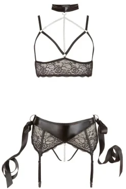 Cottelli Collection Bondage Cottelli Bondage Bra Set for Bondage Games