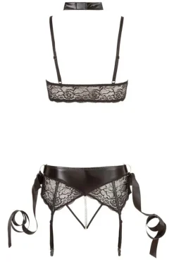 Cottelli Collection Bondage Cottelli Bondage Bra Set for Bondage Games