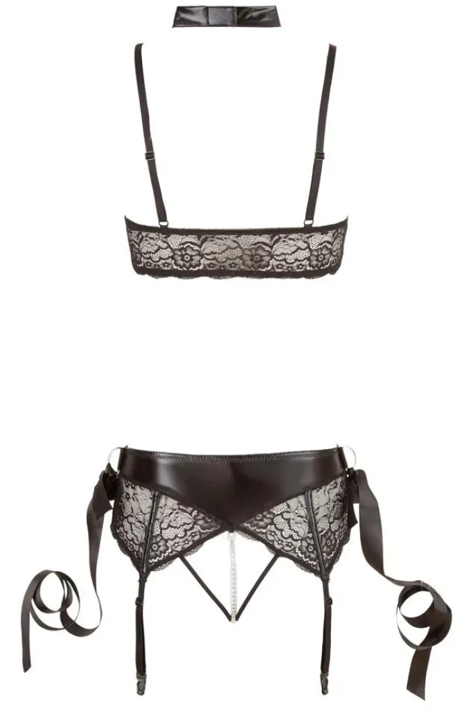 Cottelli Collection Bondage Cottelli Bondage Bra Set for Bondage Games