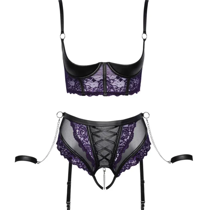 Cottelli Collection Bondage Cottelli Bondage Burlesque Style Set