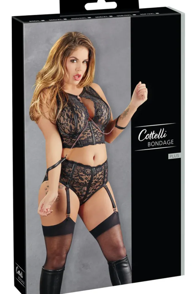 Cottelli Collection Bondage Cottelli Bondage Captivating Moments Set (85D/L, 90E/XL, 95D/2XL, 95E/2XL)