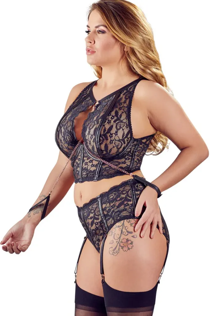 Cottelli Collection Bondage Cottelli Bondage Captivating Moments Set (85D/L, 90E/XL, 95D/2XL, 95E/2XL)