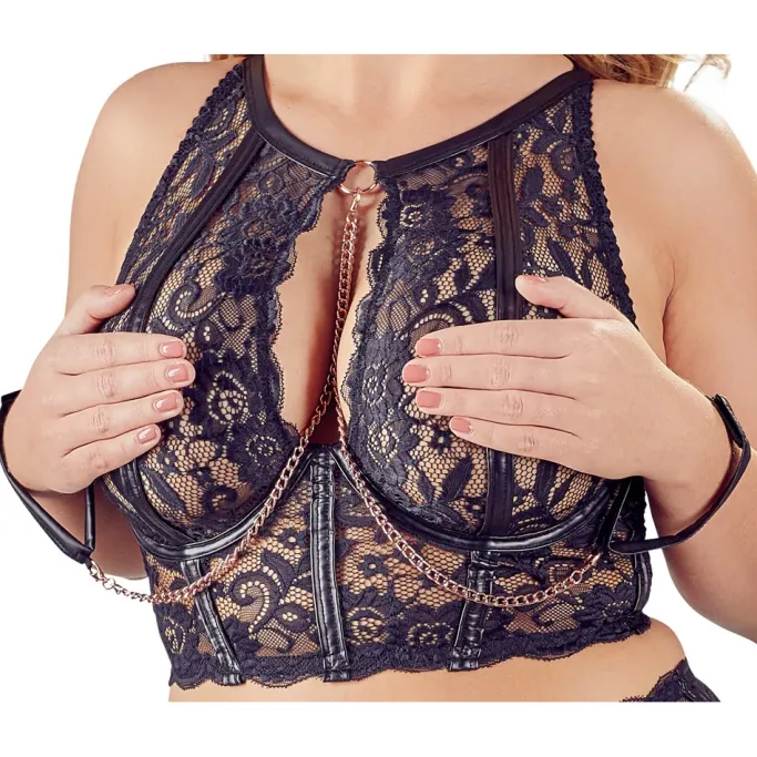 Cottelli Collection Bondage Cottelli Bondage Captivating Moments Set (85D/L, 90E/XL, 95D/2XL, 95E/2XL)