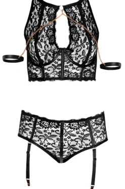 Cottelli Collection Bondage Cottelli Bondage Captivating Moments Set (85D/L, 90E/XL, 95D/2XL, 95E/2XL)