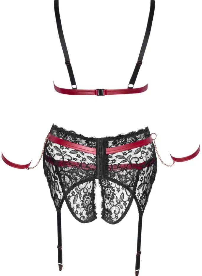 Cottelli Collection Bondage Cottelli Bondage Plus Size Suspender Set