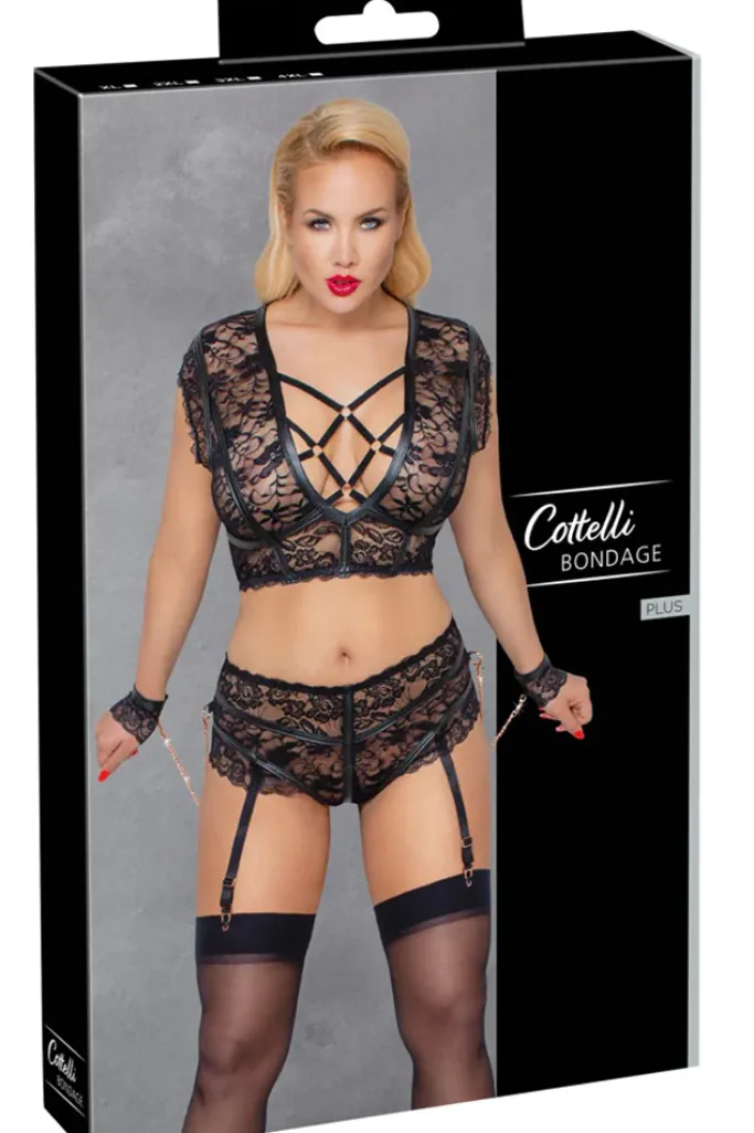 Cottelli Collection Bondage Cottelli Bondage Plus Size Lingerie Set