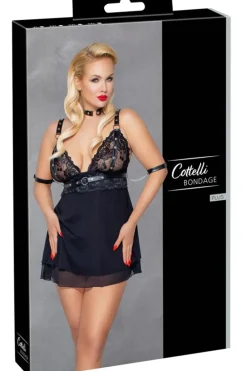Cottelli Collection Bondage Cottelli Bondage Plus Size Babydoll Set