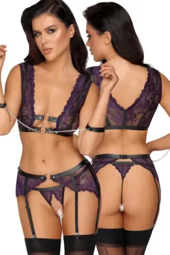 Cottelli Collection Bondage Cottelli Bondage Purple Set