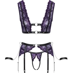 Cottelli Collection Bondage Cottelli Bondage Purple Set