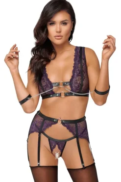 Cottelli Collection Bondage Cottelli Bondage Purple Set