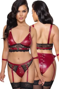Cottelli Collection Bondage Cottelli Bondage Red Set