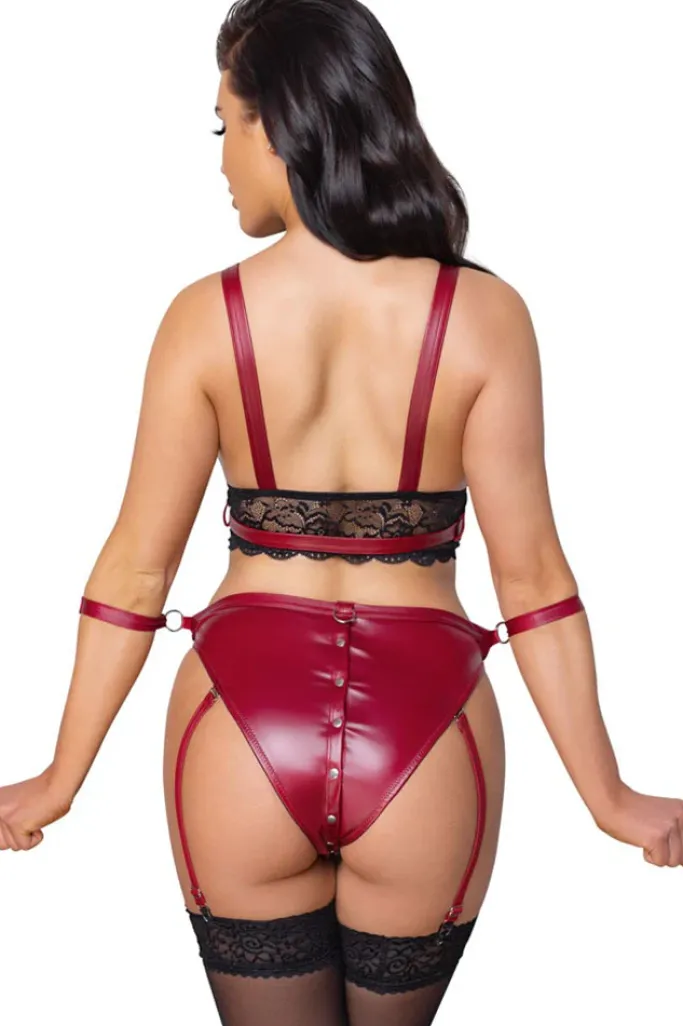 Cottelli Collection Bondage Cottelli Bondage Red Set