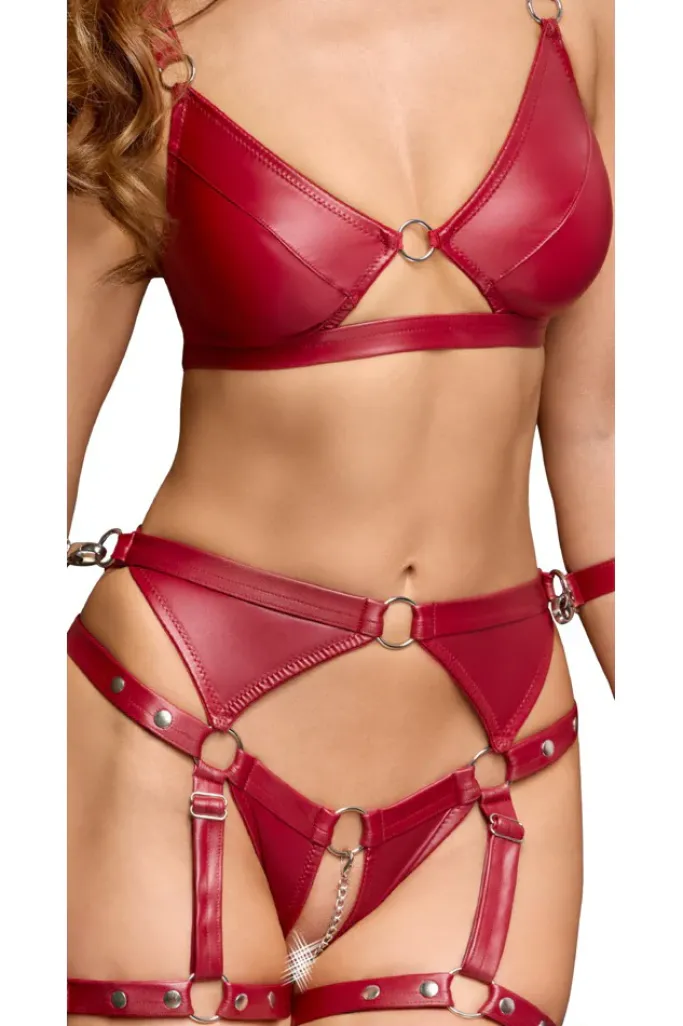 Cottelli Collection Bondage Cottelli Bondage Red Set (L. XL)
