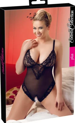 Cottelli Collection Plus Size Crotchless Body