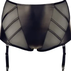 Cottelli Collection Plus Size Briefs with Suspenders (L)