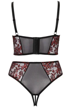 Cottelli Collection Cottelli Curves Intricate Red Set (95D/2XL)