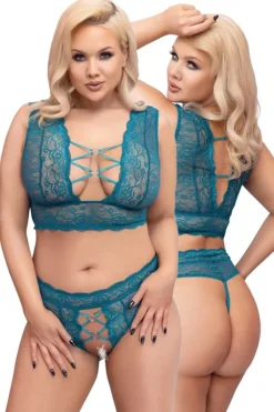 Cottelli Collection Cottelli Curves Plus Size Provocative Set (XL)