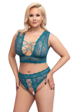 Cottelli Collection Cottelli Curves Plus Size Provocative Set (XL)