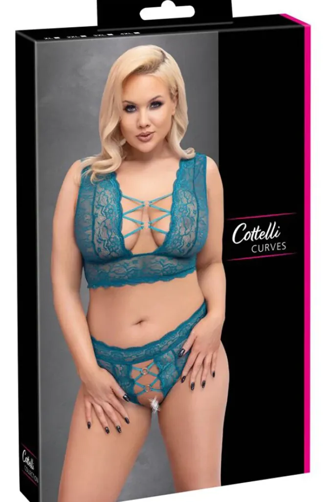 Cottelli Collection Cottelli Curves Plus Size Provocative Set (XL)