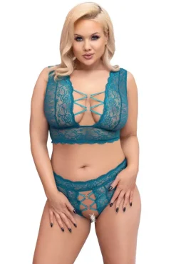 Cottelli Collection Cottelli Curves Plus Size Provocative Set (XL)