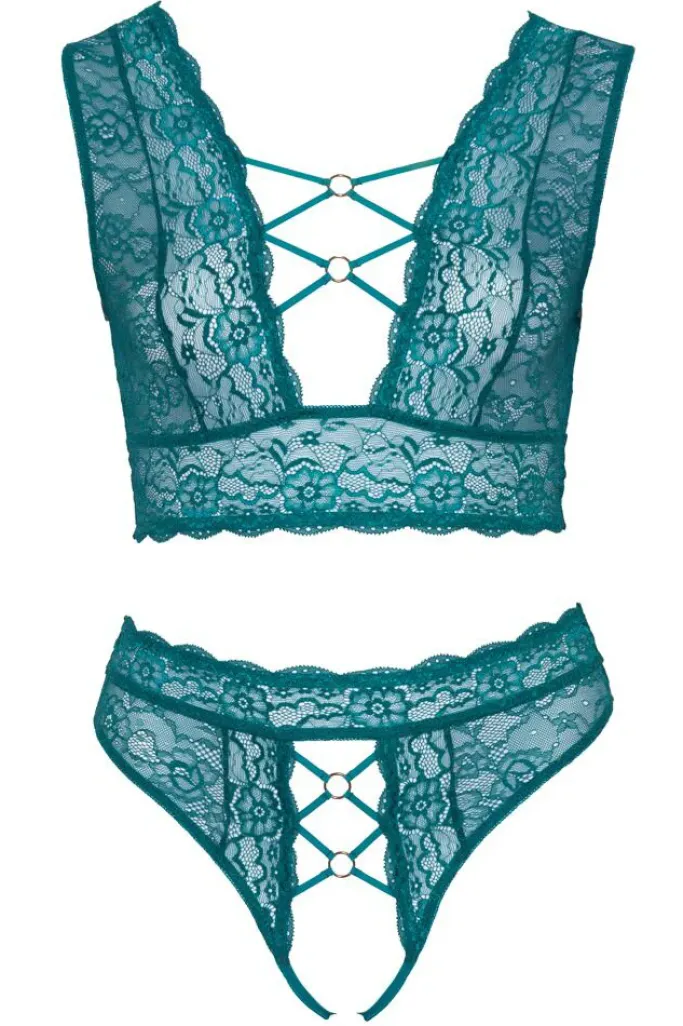 Cottelli Collection Cottelli Curves Plus Size Provocative Set (XL)