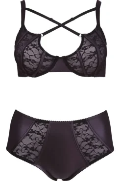 Cottelli Collection Cottelli Curves Plus Size Bra and Briefs (L)