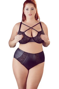 Cottelli Collection Cottelli Curves Plus Size Bra and Briefs (L)