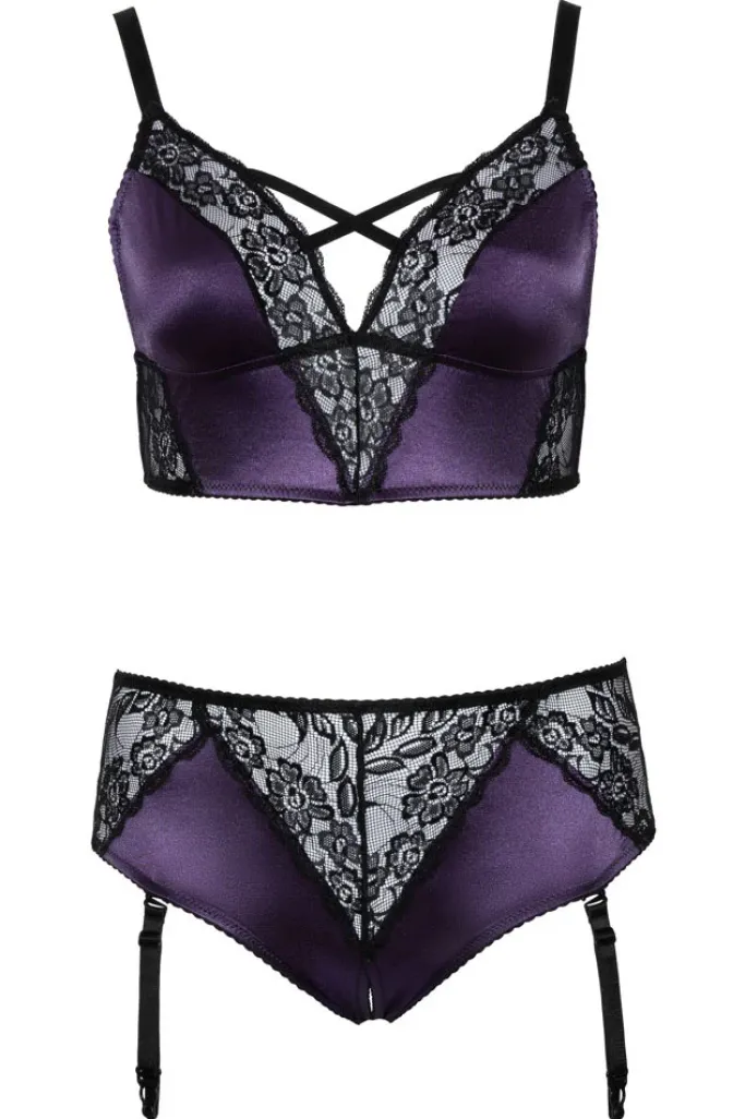 Cottelli Collection Cottelli Curves Purple Set
