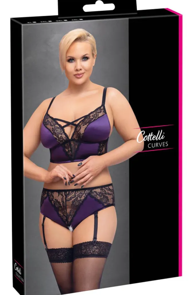 Cottelli Collection Cottelli Curves Purple Set