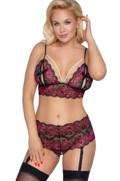 Cottelli Collection Cottelli Curves Red Black Set