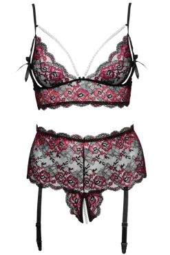 Cottelli Collection Cottelli Curves Red Black Set