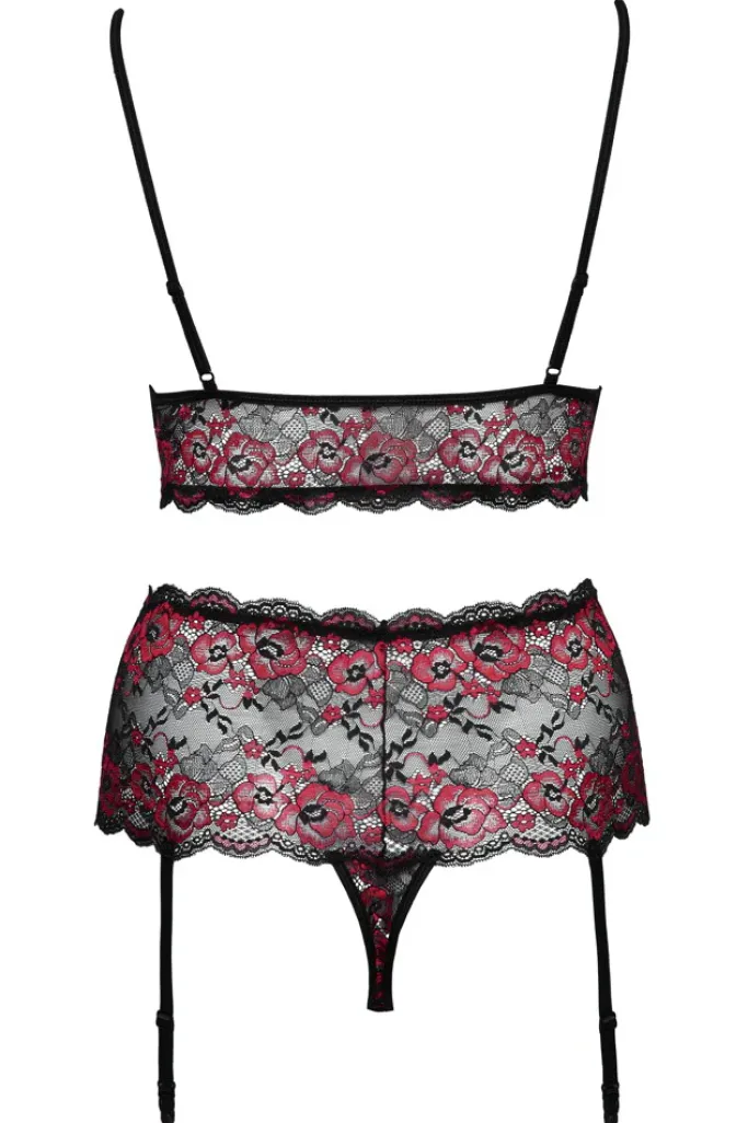 Cottelli Collection Cottelli Curves Red Black Set