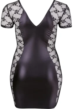 Cottelli Collection Cottelli Curves Wetlook Lace Dress (XL)