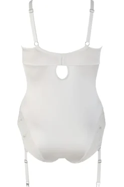 Cottelli Collection Cottelli Curves White Suspender Body (L)